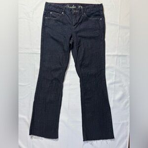 Tommy Hilfiger Women’s Freedom 10R Raw Hem Bootcut Denim Jeans